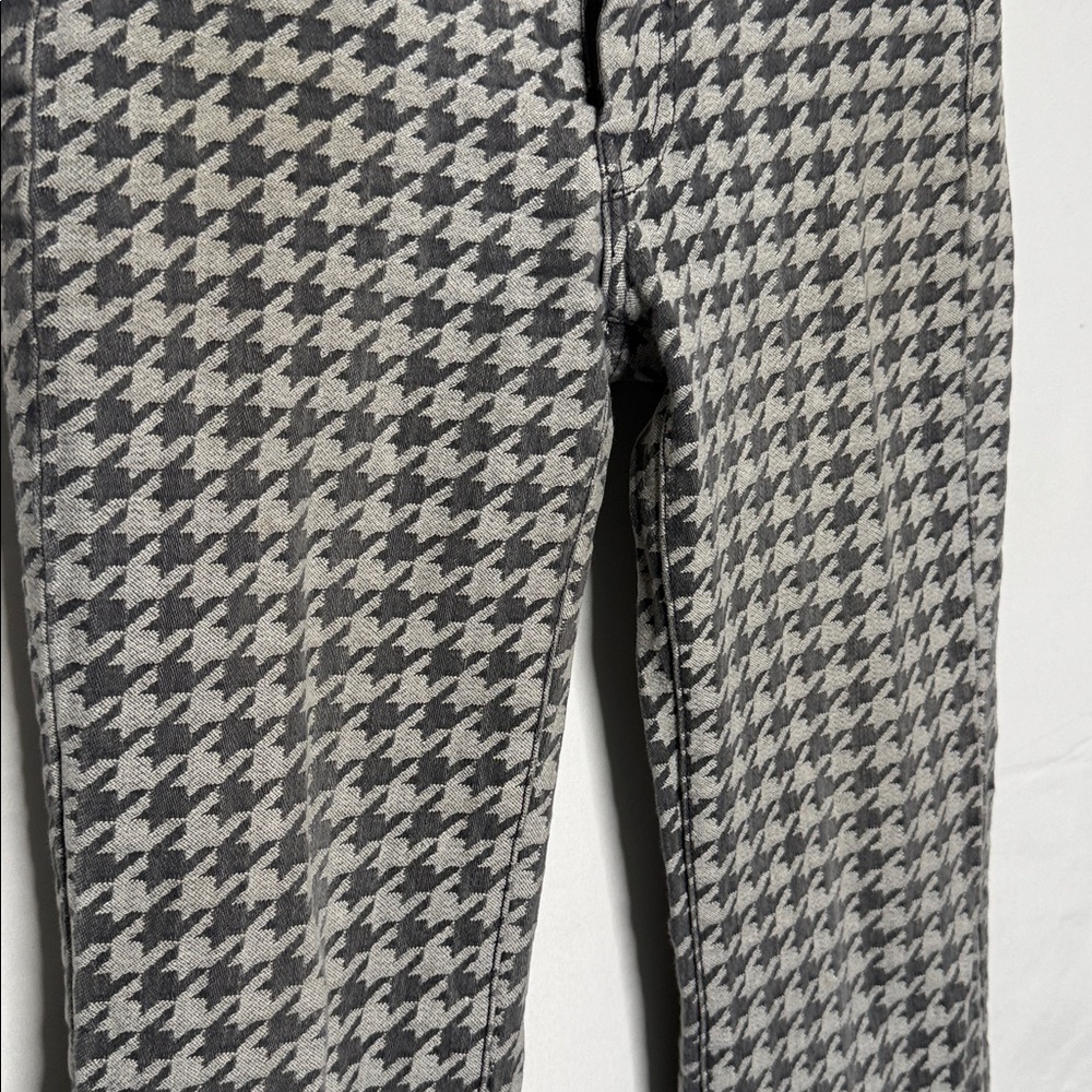 Limited Edition 7 for all mankind denim houndstooth gray boot cut jeans sz 28 - Picture 3 of 10